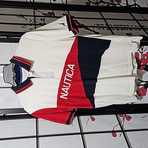Nautica‎ 1/4 Zip Polo Size Large - Picture 1 of 9
